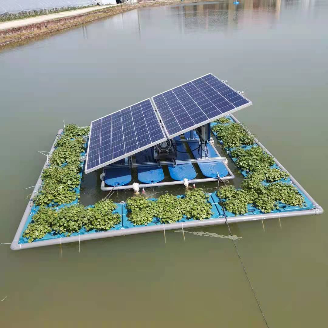 電池のない太陽の池の通気は魚の池の農業と河川治療に適しています