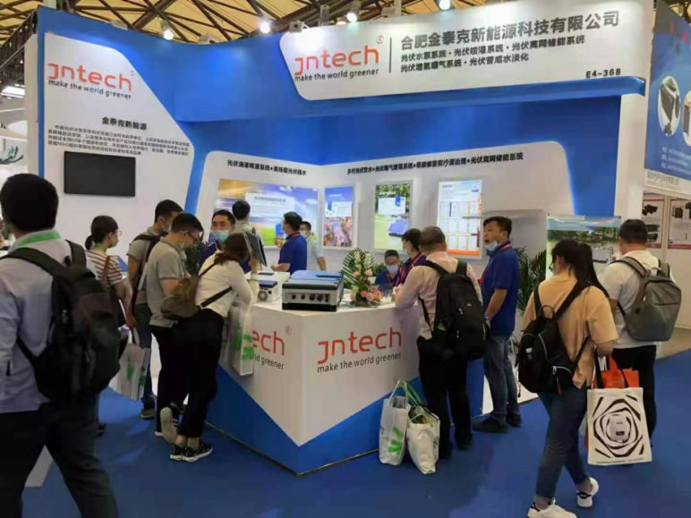 Jntechデビュー2021年上海SNEC太陽光発電展示会