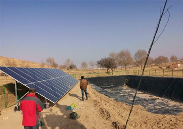陝西省の 5.5kw および 15kw ソーラー ポンプ システム