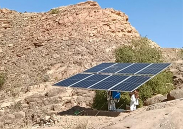 パキスタンの7.5kW太陽光発電ポンプシステム